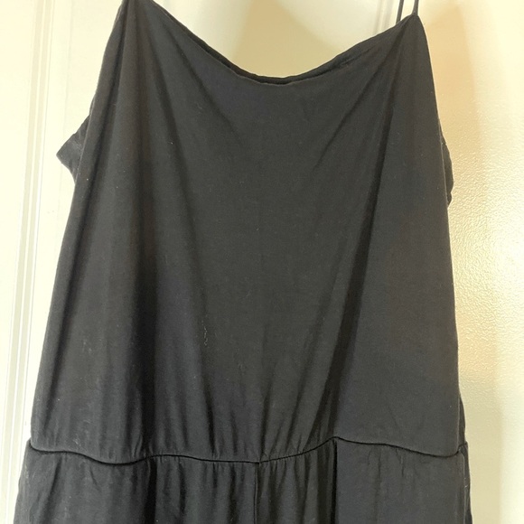 H&M Black Jersey Knit Jumpsuit Large - Picture 4 of 11